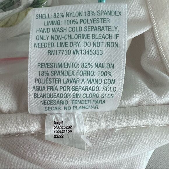 Kona Sol Bandeau Flounce Front Ruched Full Coverage One-Piece Size L  NWOT! - Picture 5 of 6